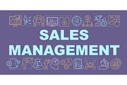 Sales management concepts banner