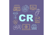 CR word concepts banner