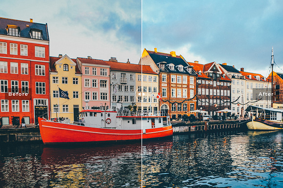 Copenhagen Lightroom Presets Pack in Add-Ons - product preview 4