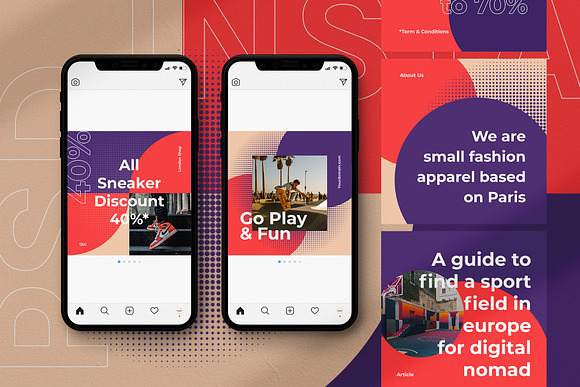 Sporta - Instagram Template in Instagram Templates - product preview 2