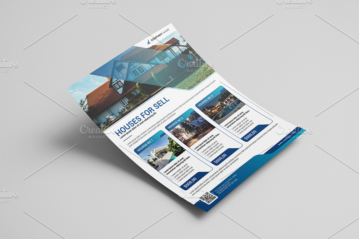 Real Estate Flyer V1127 in Flyer Templates - product preview 8