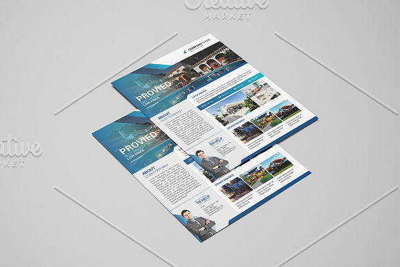 Printable Real Estate Flyer V1128 in Flyer Templates - product preview 1