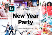 5 Lightroom Presets, New Year Party