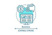 Business concept icon