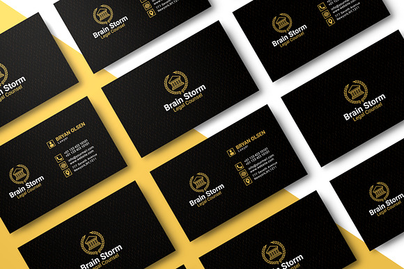 Legal Consultancy Firm in Business Card Templates - product preview 2
