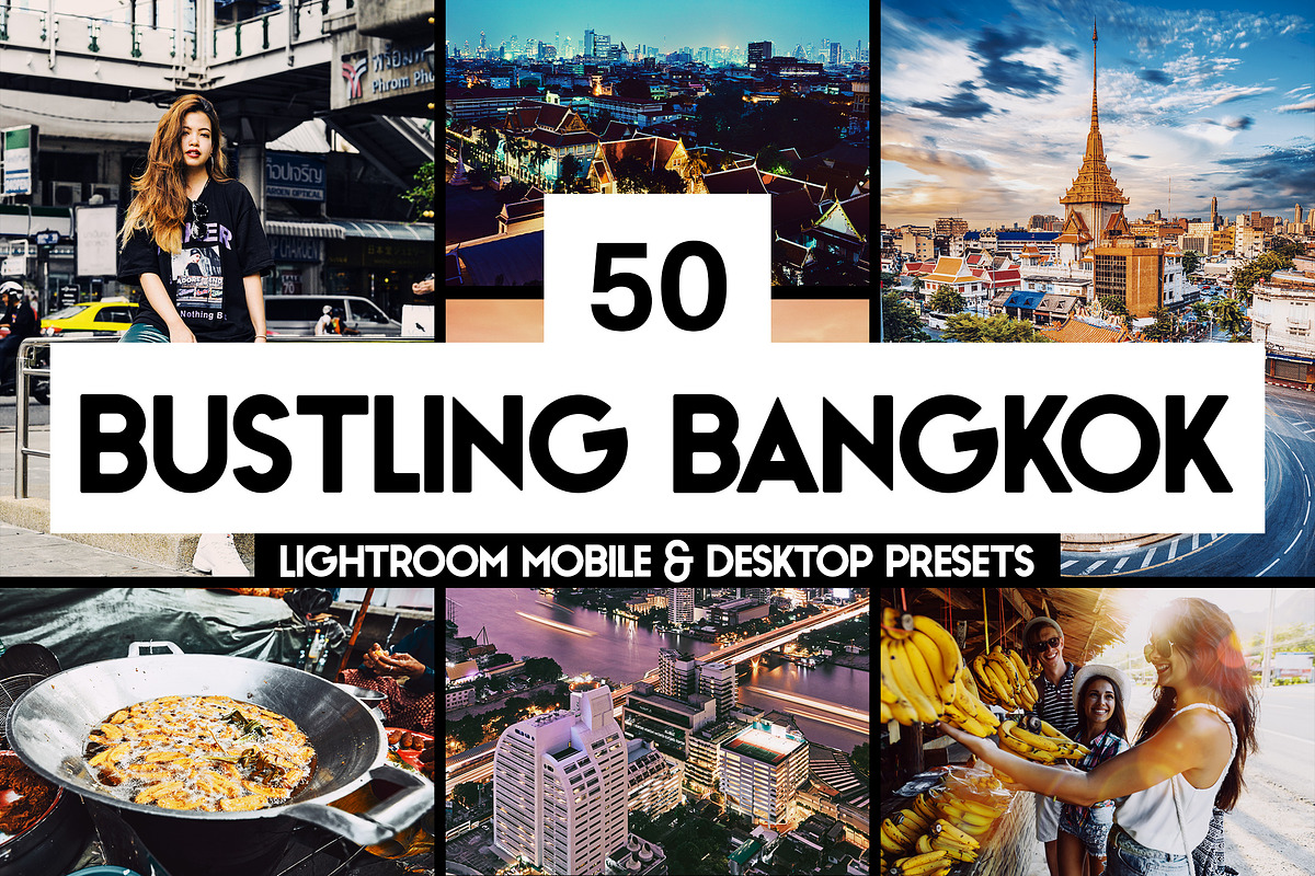 50 Bangkok Lightroom Presets & LUTs in Add-Ons - product preview 8