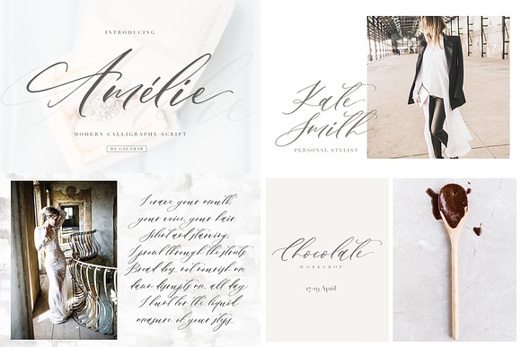 Modern Calligraphy Font Bundle in Script Fonts - product preview 5