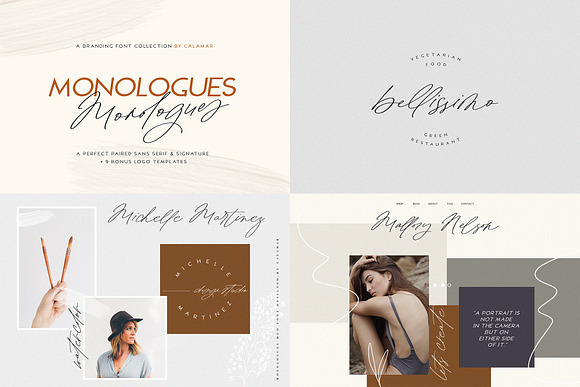 Modern Calligraphy Font Bundle in Script Fonts - product preview 7