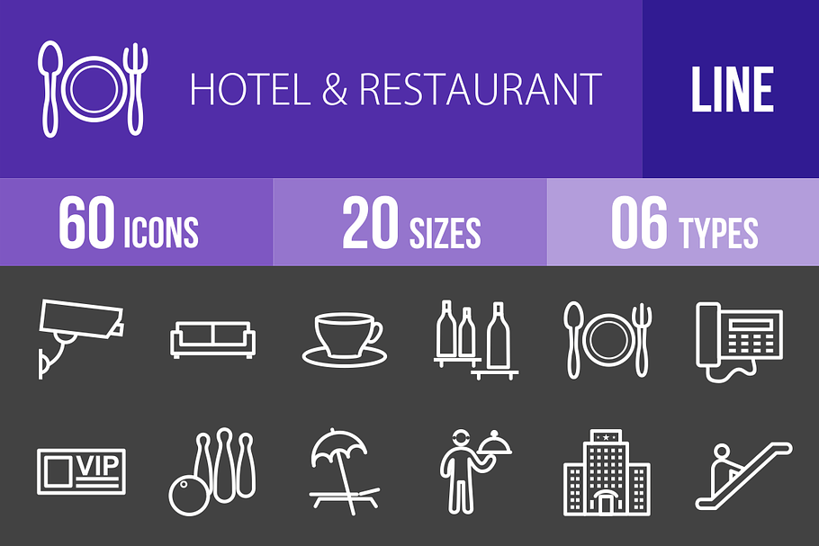 60 Hotel & Restaurant Line Inverted