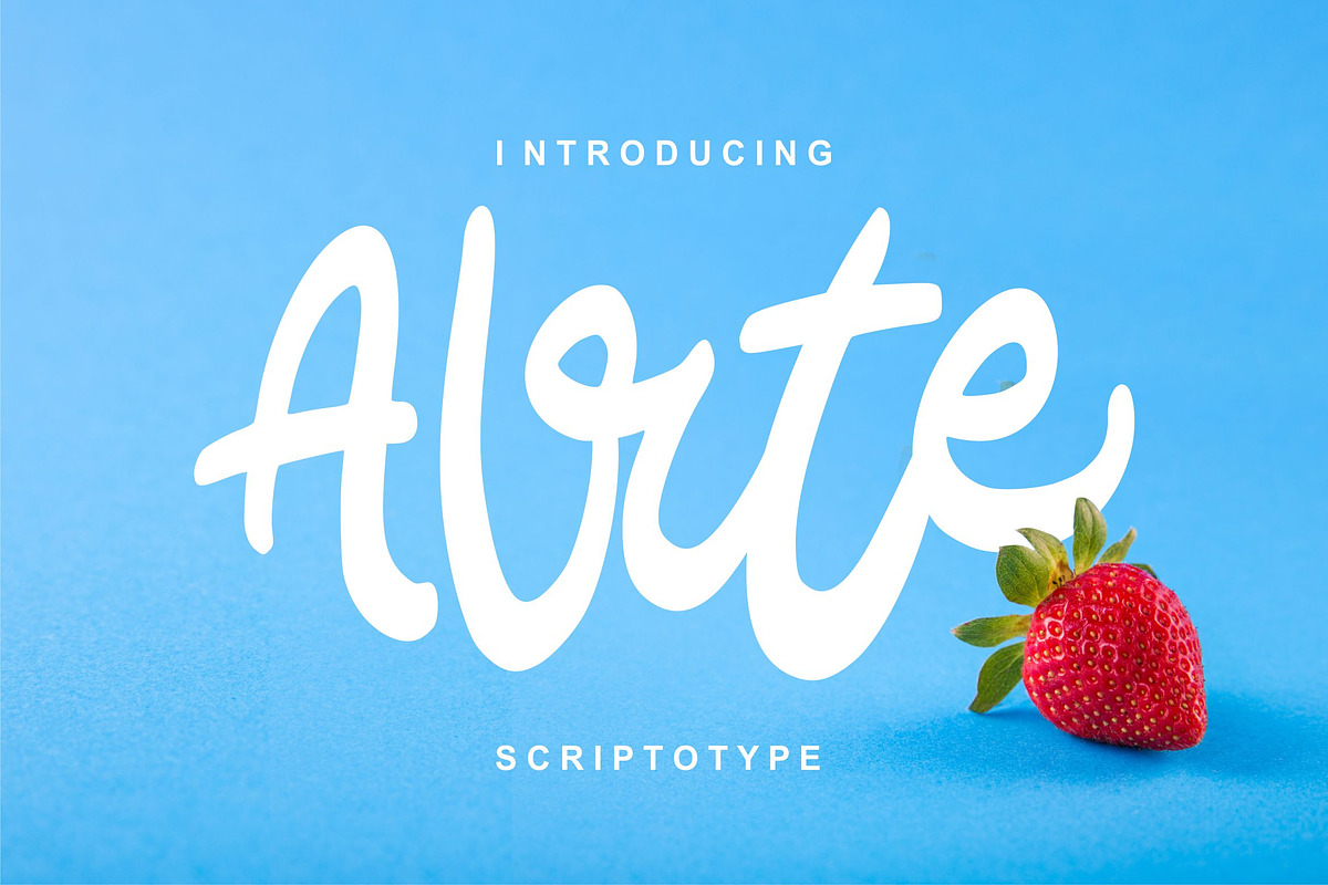 Alrte | Modern Scriptotype Font in Script Fonts - product preview 8