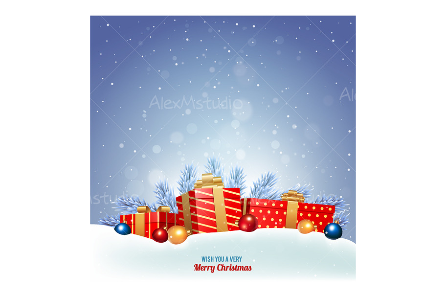 Christmas Background in Illustrations - product preview 8
