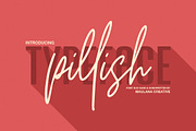 Pillish Font Duo - Sans And Script