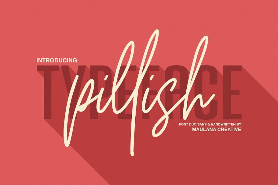 Pillish Font Duo - Sans And Script in Script Fonts - product preview 8