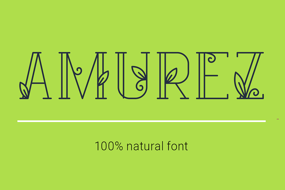 Amurez - delicate natural font in Serif Fonts - product preview 8