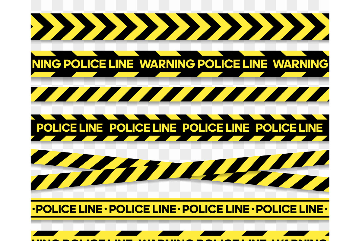 Police line and danger tape. Caution in Illustrations - product preview 8