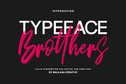Brotthers - SVG Brush Free Sans Font