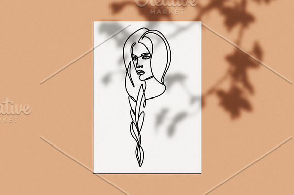 Woman Minimal Line Art Collection in Illustrations - product preview 4