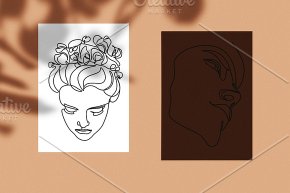 Woman Minimal Line Art Collection in Illustrations - product preview 6