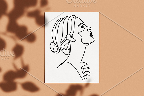 Woman Minimal Line Art Collection in Illustrations - product preview 8