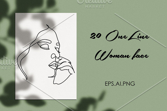 Woman Minimal Line Art Collection in Illustrations - product preview 13