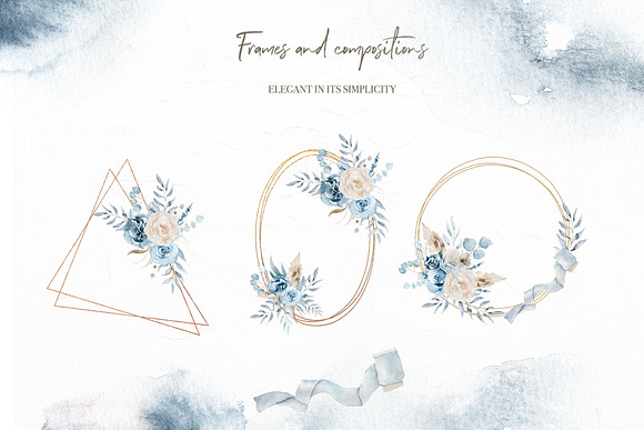 Classic Blue wedding collection in Illustrations - product preview 5