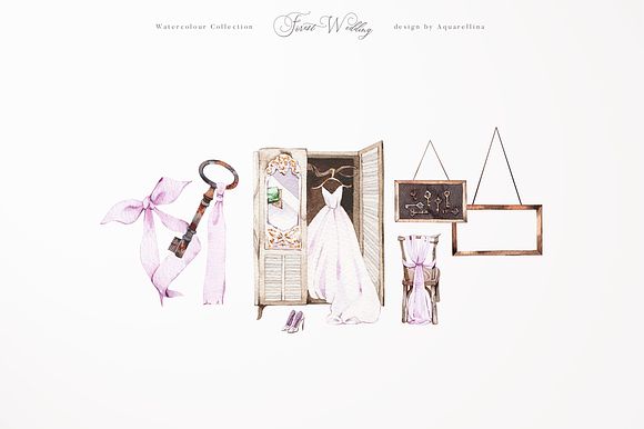 Forest Wedding Illustrations in Illustrations - product preview 22
