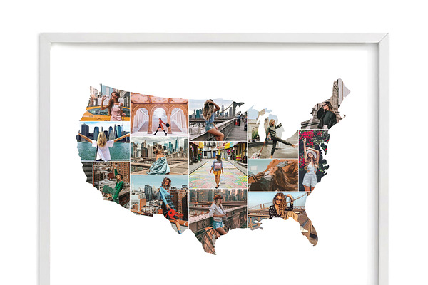 USA photo Collage Template