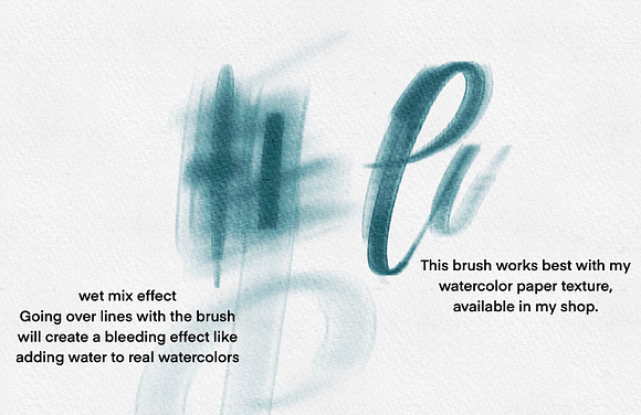 Watercolor Dry Edge Brushy - Brush in Add-Ons - product preview 3