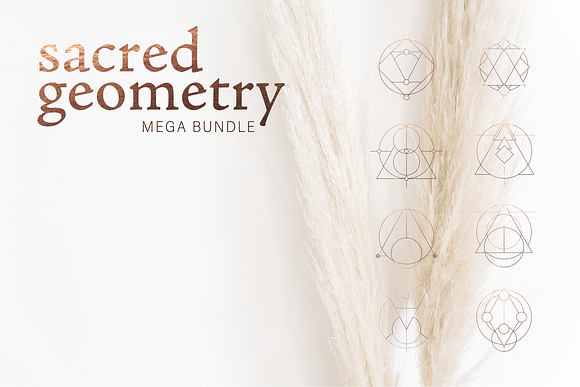 Sacred Geometry Foiled Icon Bundle in Fall Icons - product preview 8