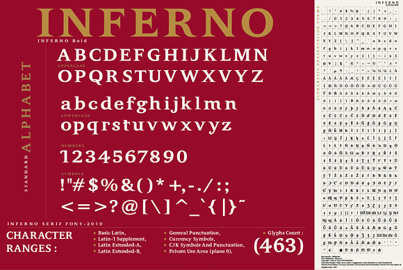 INFERNO Serif font in Serif Fonts - product preview 2