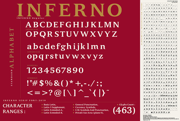 INFERNO Serif font in Serif Fonts - product preview 3