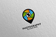 Pin Camera Photography Logo 24