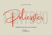 Poliesster - Font Duo Script Sans