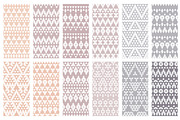 32 Aztec seamless patterns