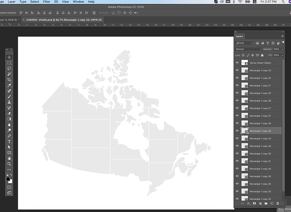 Canada Map Photo Collage Template in Stationery Templates - product preview 1