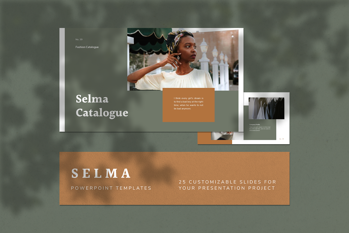 Selma Creative PowerPoint Template in PowerPoint Templates - product preview 8