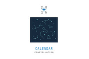 Calendar 2016. Constelattion