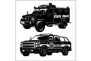 Special Police Cars - pickup truck