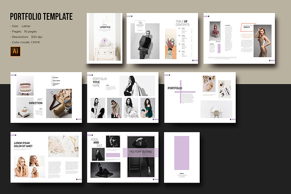 Portfolio Template in Brochure Templates - product preview 11