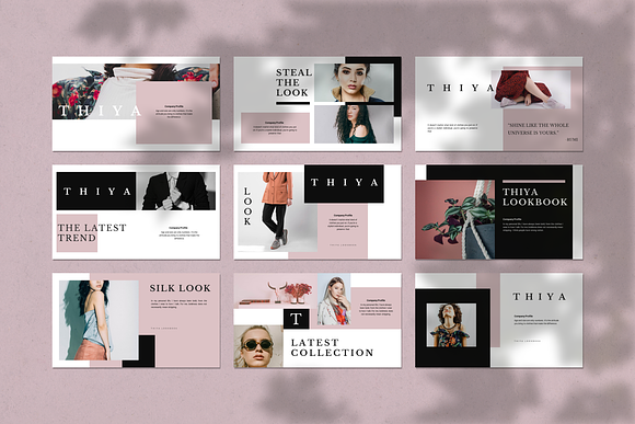 Thiya Stylish Keynote Template in Keynote Templates - product preview 1
