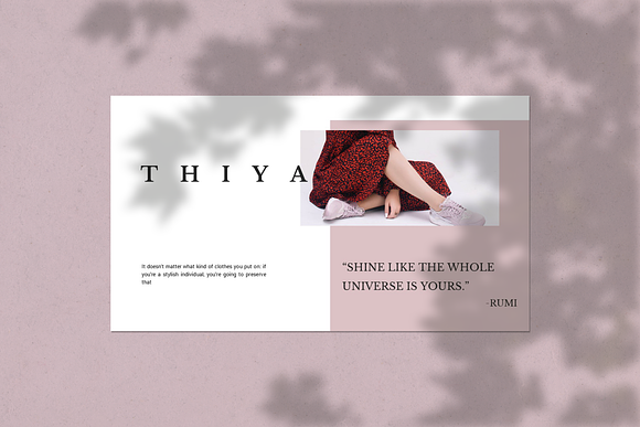 Thiya Stylish Keynote Template in Keynote Templates - product preview 3