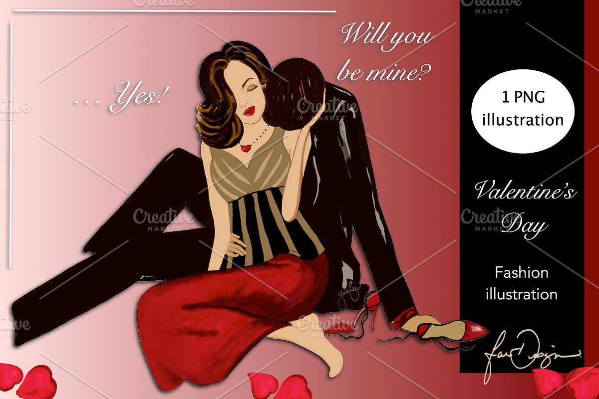 Valentine's Day Illustration in Illustrations - product preview 8