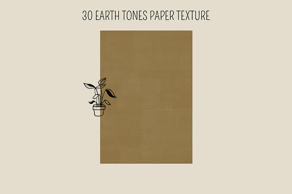 30 Earth tones Paper texture in Templates - product preview 3