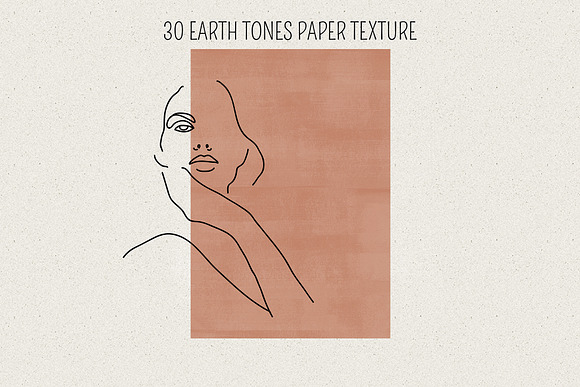 30 Earth tones Paper texture in Templates - product preview 4
