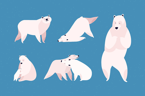 Cute polar bear in Illustrations - product preview 2