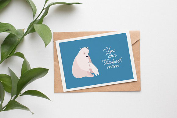 Cute polar bear in Illustrations - product preview 3