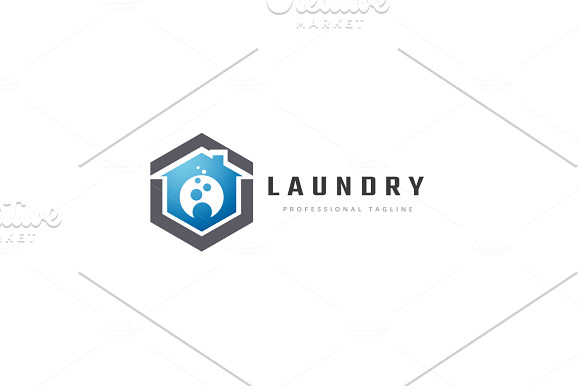 Laundry Logo in Logo Templates - product preview 3