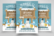 Winter Christmas Celebration Flyer
