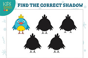 Find the correct shadow game vector