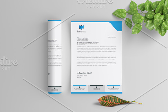 Office Letterhead in Stationery Templates - product preview 2